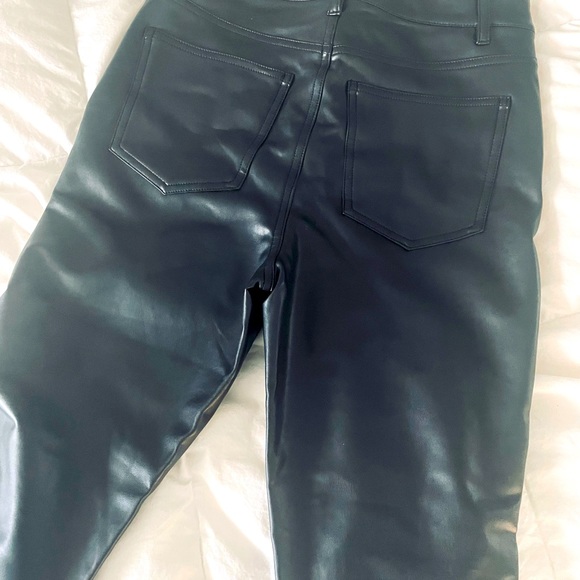 S O L D ***RW&Co Black Vegan Leather pants - Picture 3 of 7